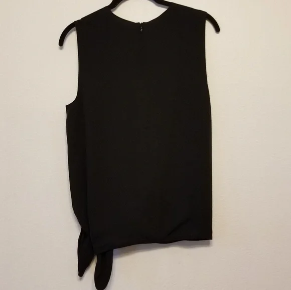Babaton Hopkins black sleeveless side-tie top - Picture 6 of 8
